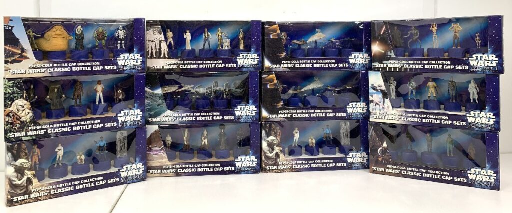 PEPSI ボトルキャップ STAR WARS スターウォーズ ペプシ 12点まとめ ミニフィギュア 