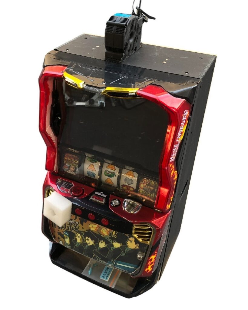 パチスロ実機 スロット 炎炎ノ消防隊 コイン不要機付 スロット台