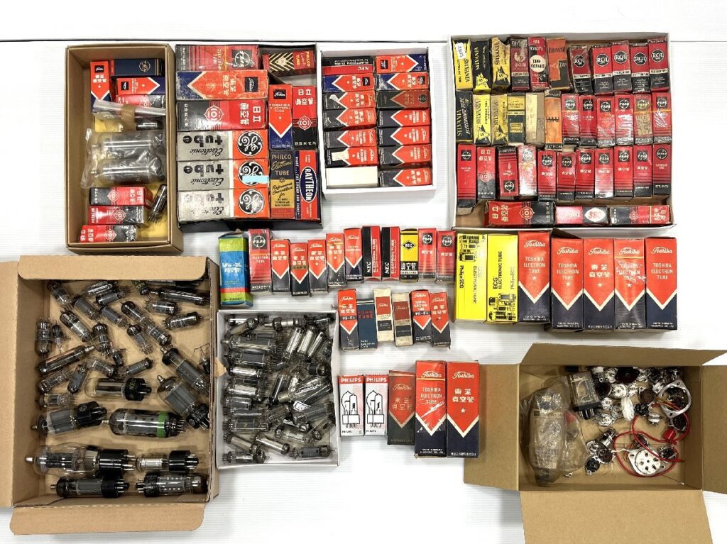 真空管 アンプ メーカ多種 東芝 日立 ナショナル NEC 神戸工業 Philips 他 大量 まとめ 電子部品