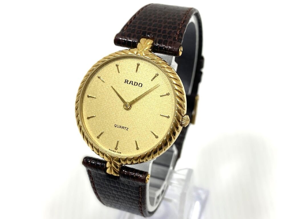 RADO 133.5322.2 31072068 ラドー ゴールド文字盤 クオーツ 腕時計