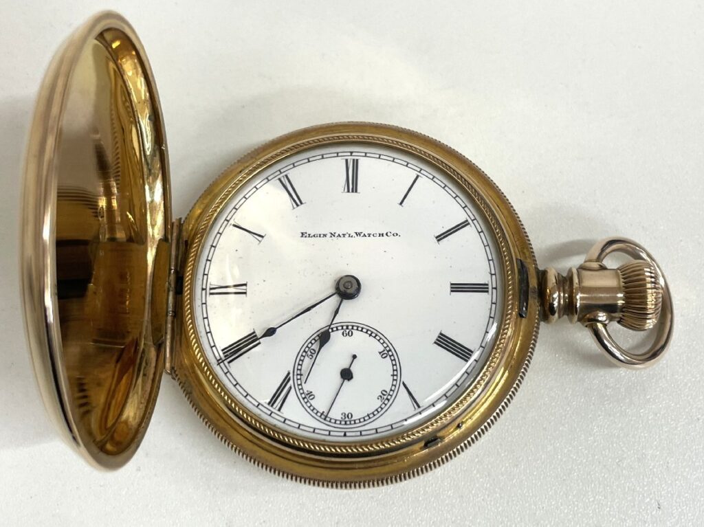 ELGIN NATL.WATCH Co. WARRANTED 3127373 safety pinion エルジン 懐中時計