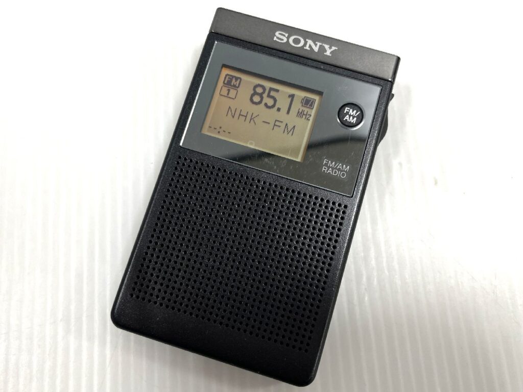 SONY SRF-R356 ソニー FMステレオ/AM PLLシンセサイザーラジオ ポケットラジオ