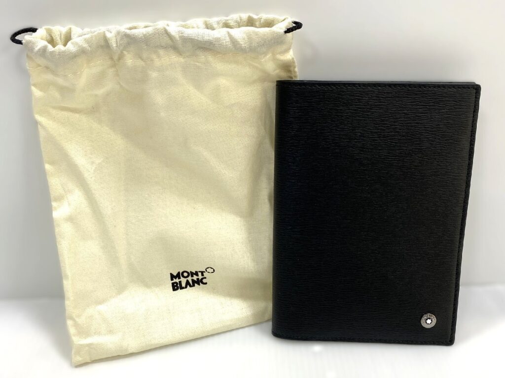 MONTBLANC 107355 モンブラン レザー パスポートケース ブラック カードケース