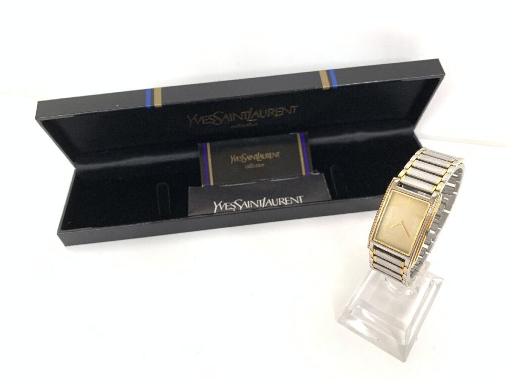 YVES SAINT LAURENT 腕時計 2202-229045Y イヴサンローラン YSL 電池切れ レディース腕時計