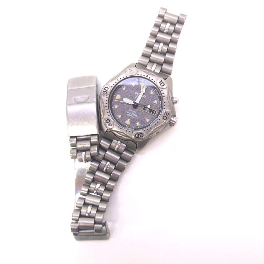 SEIKO AGS SCUBA titanium 5M23-7A31 セイコー 自動巻き 腕時計