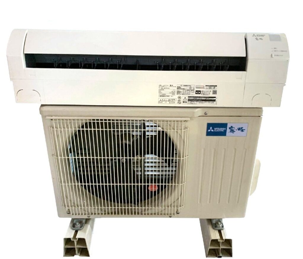三菱 ルームエアコン 室内機 MSZ-GV2222-W-1 室外機 MUCZ-G2222 霧ヶ峰 ミツビシ 6畳用 2022年製