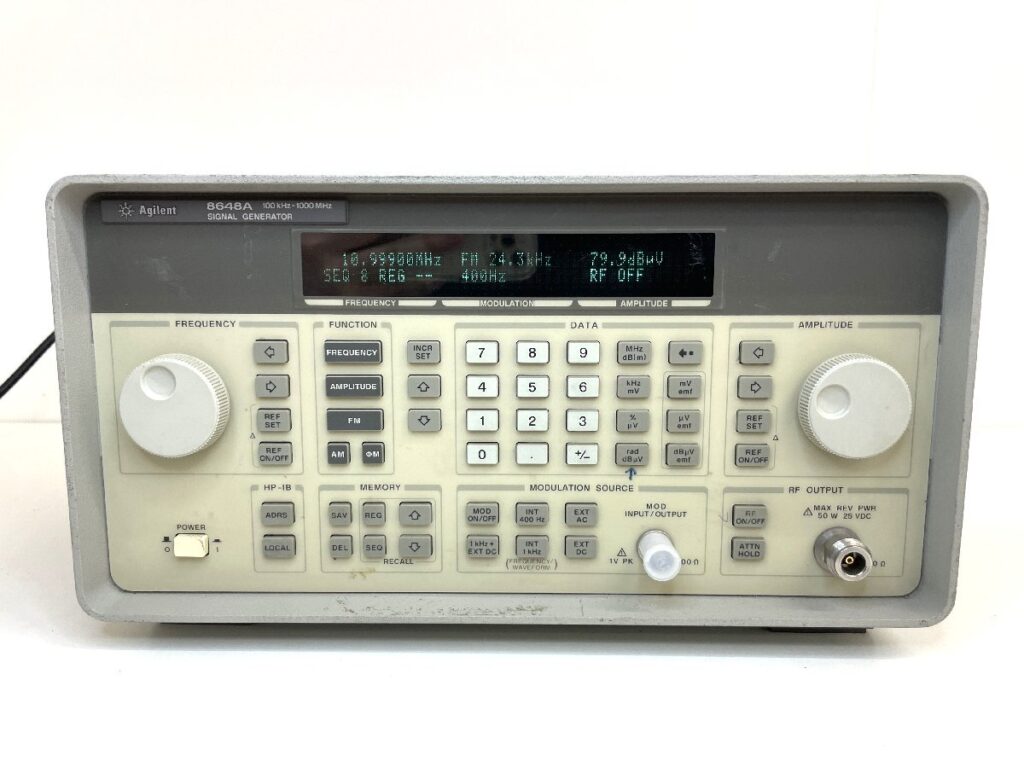 Agilent 8648A 100kHz-1000MHz SIGNAL GENERATOR シグナルジェネレーター