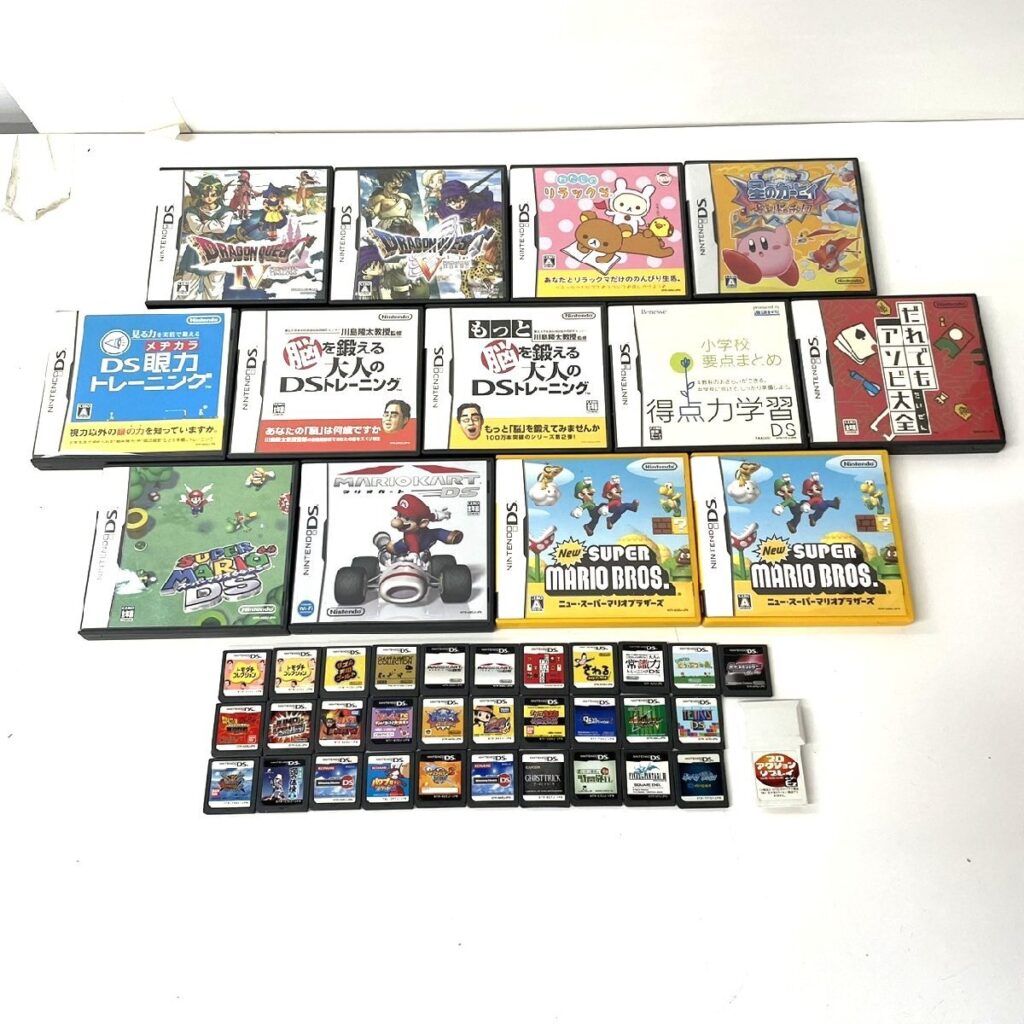 Nintendo DS ソフト まとめ 45個 ドラゴンクエストⅣ マリオカートDS 他 任天堂 ニンテンドー