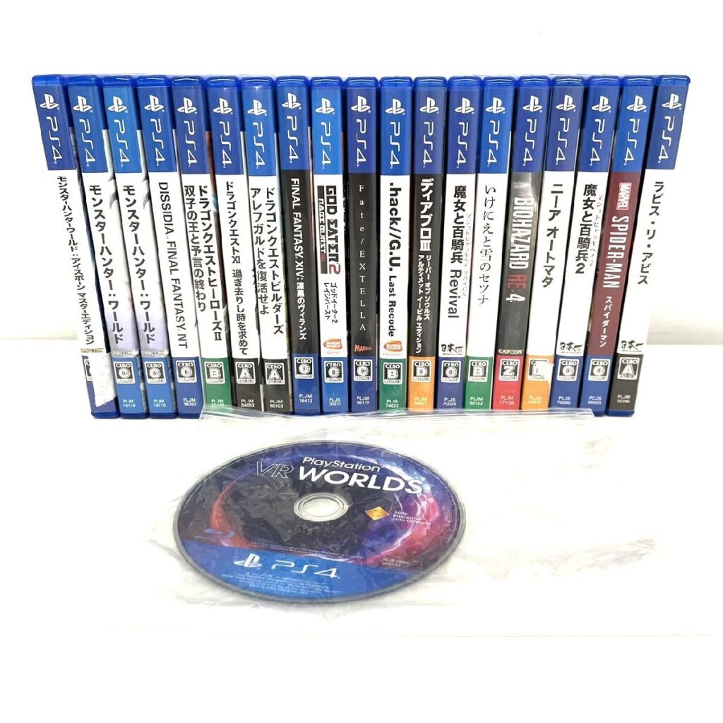 Playstation4 PS4 ソフトまとめ 20点 プレステ4 モンスターハンターワールド 他