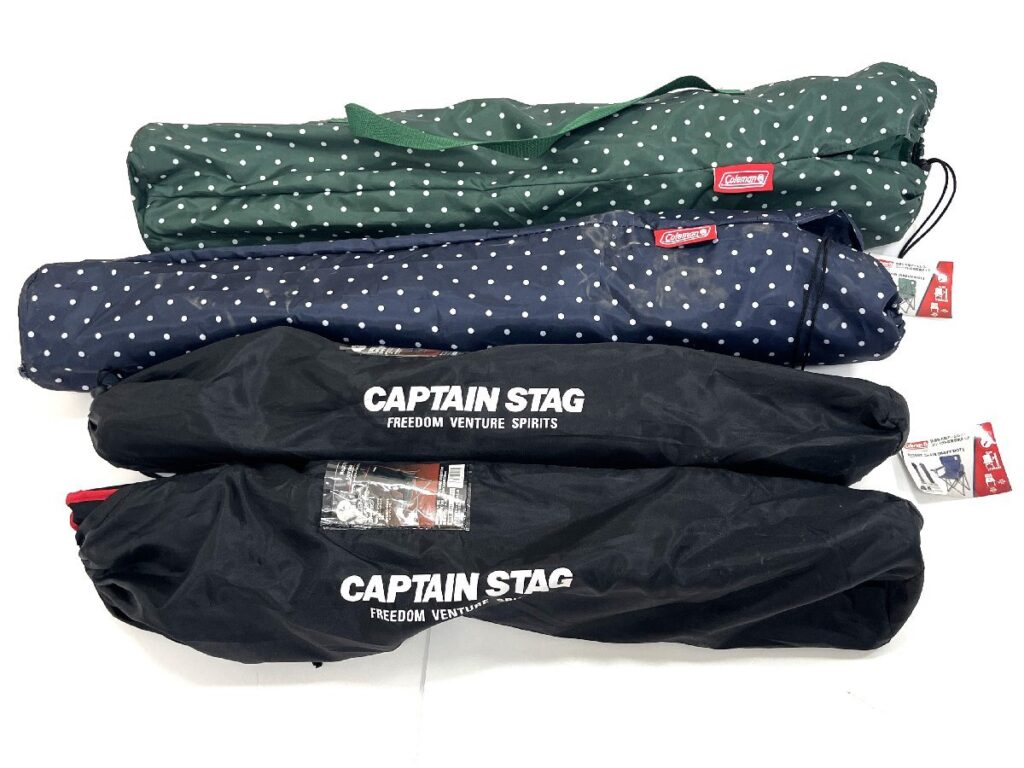 CAPTAIN STAG Coleman キャプテンスタッグ コールマン チェア 4脚まとめ アウトドア キャンプ用品 キャンプ椅子