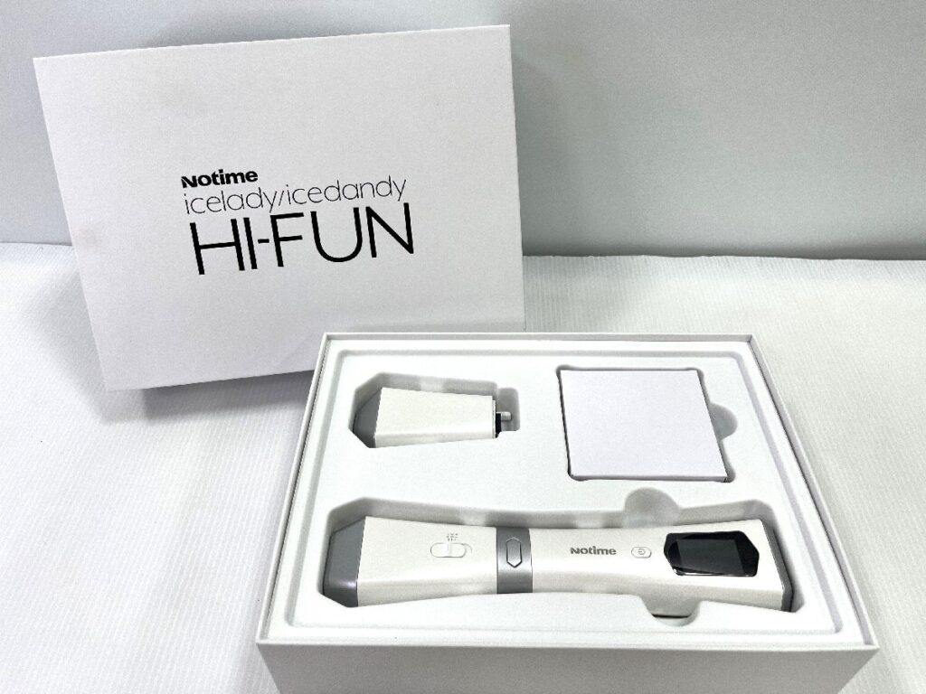 Notime icelady/icedandy HI-FUN SKB-2208 ノータイム アイスレディ/アイスダンディ ハイフン 家庭用 超音波美顔器
