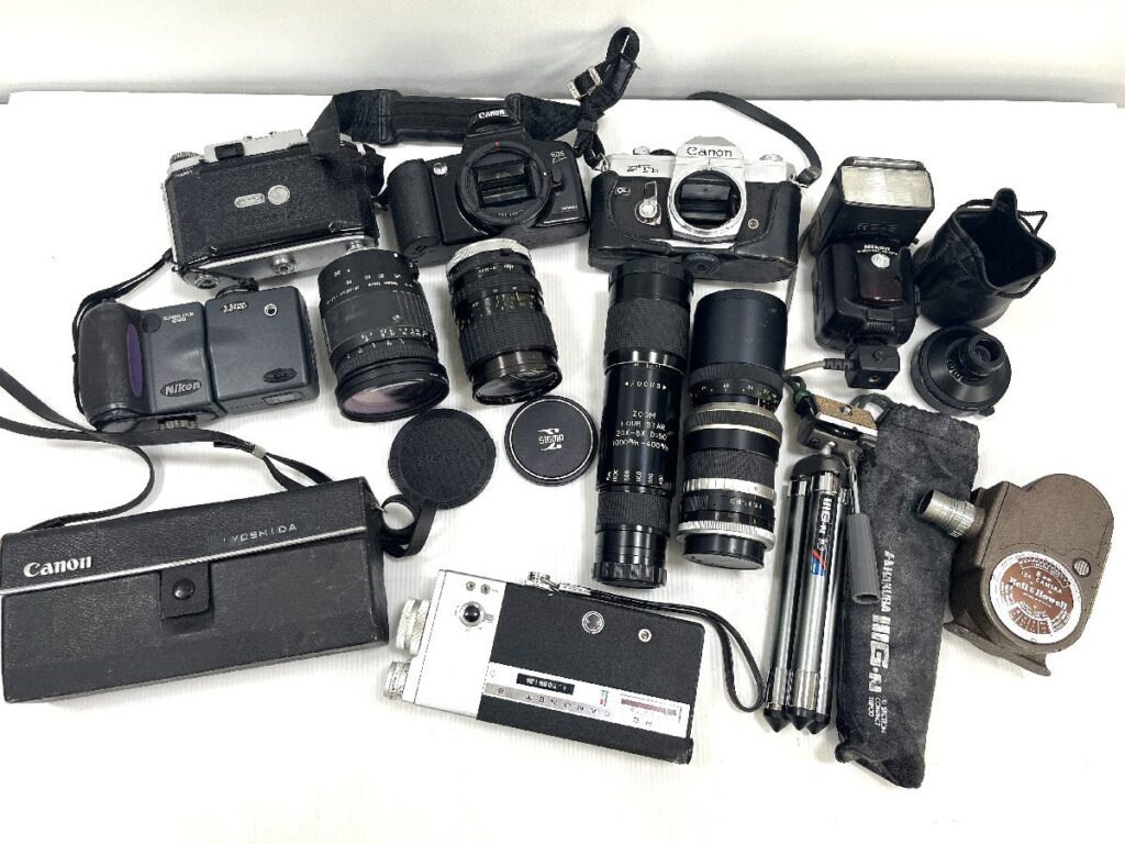 Canon Nikon SIGMA Bell&Howell メーカー多種 キャノン ニコン シグマ カメラ/レンズ/三脚 13点 まとめ フィルムカメラ