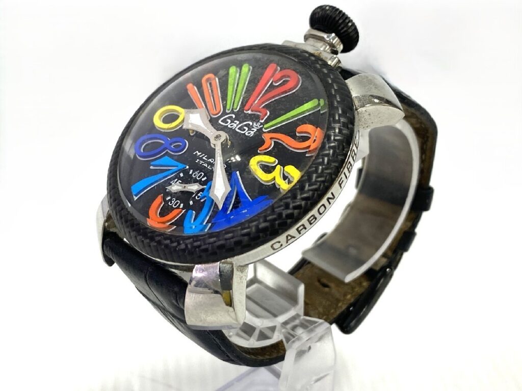 GAGAMilano 48mm 21938 ガガミラノ マヌアーレ クオーツ時計 腕時計