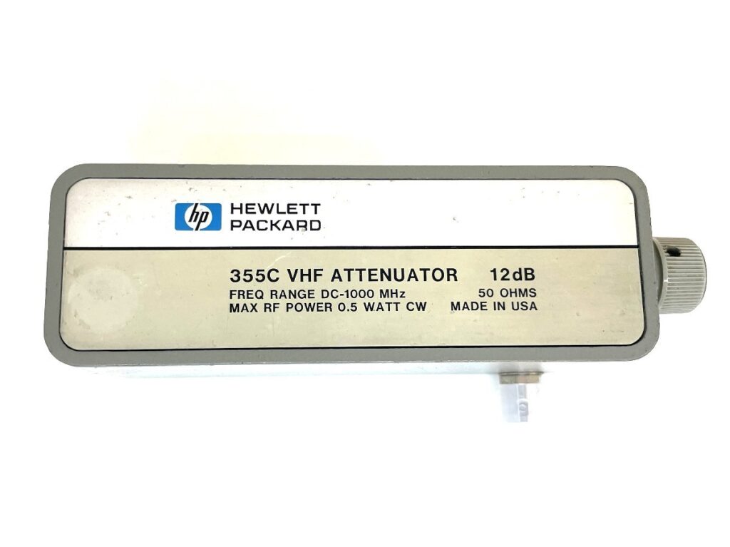 HP HEWLETT PACKARD 355C VHF ATTENUATOR 12dB アッテネーター