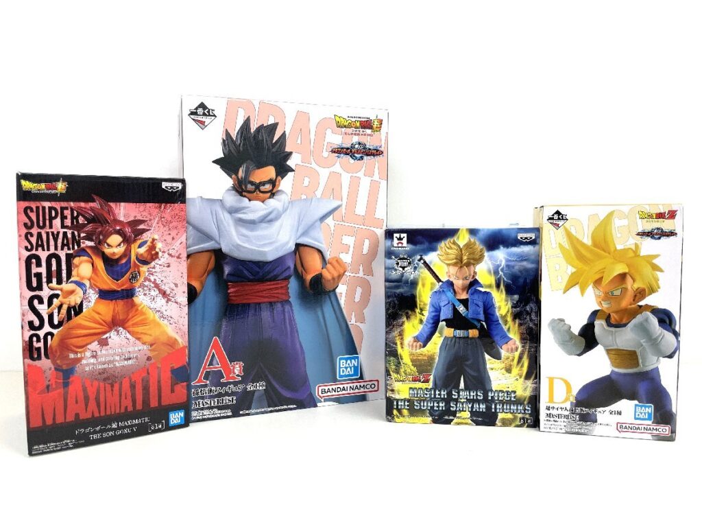 ドラゴンボール 超 Z トランクス 孫悟空 孫悟飯 BANPRESTO 一番くじ フィギュア 4点まとめ