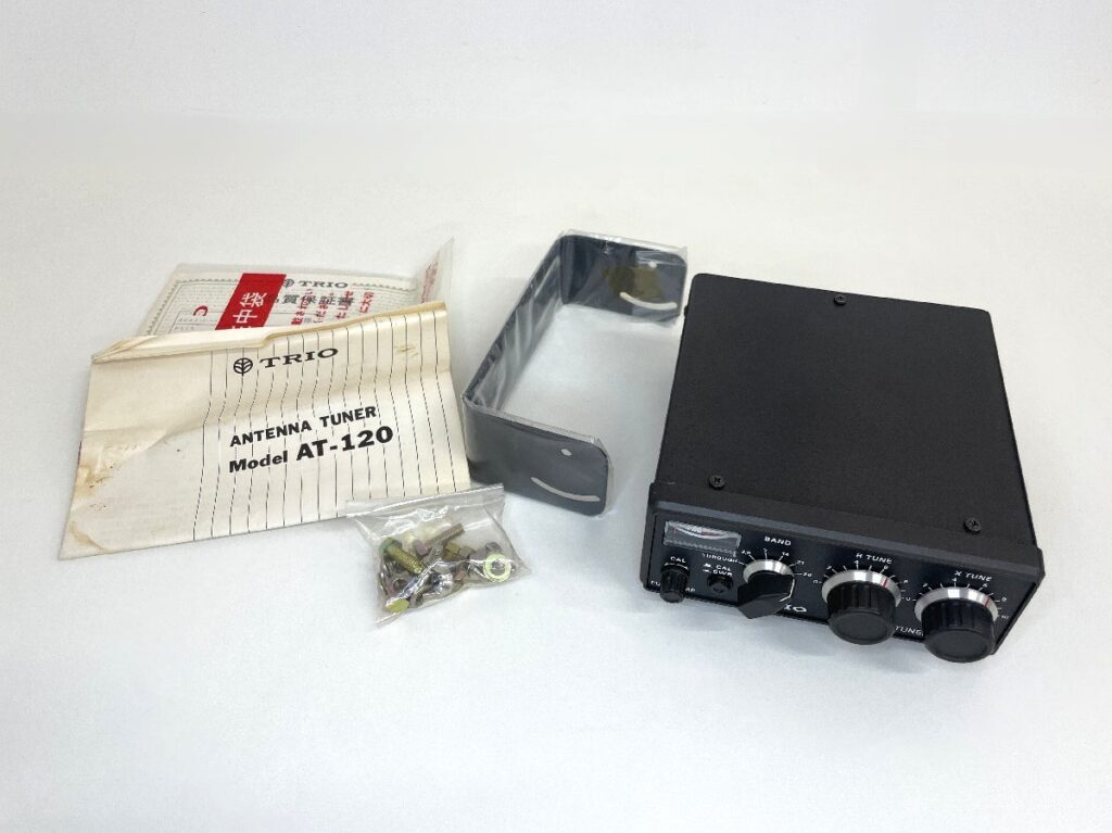 TRIO AT-120 ANTENNA TUNER トリオ アンテナチューナー 無線機 周辺機器