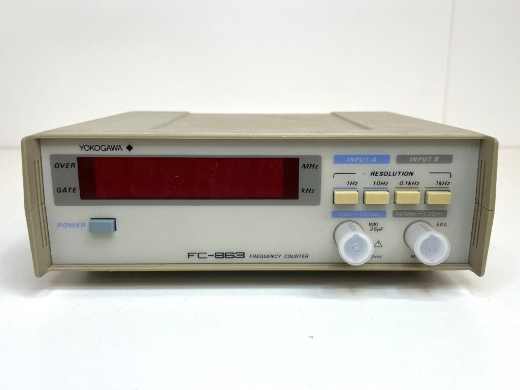 YOKOGAWA FC-863 FREQUENCY COUNTER 横河電機 周波数カウンター アマチュア無線機器