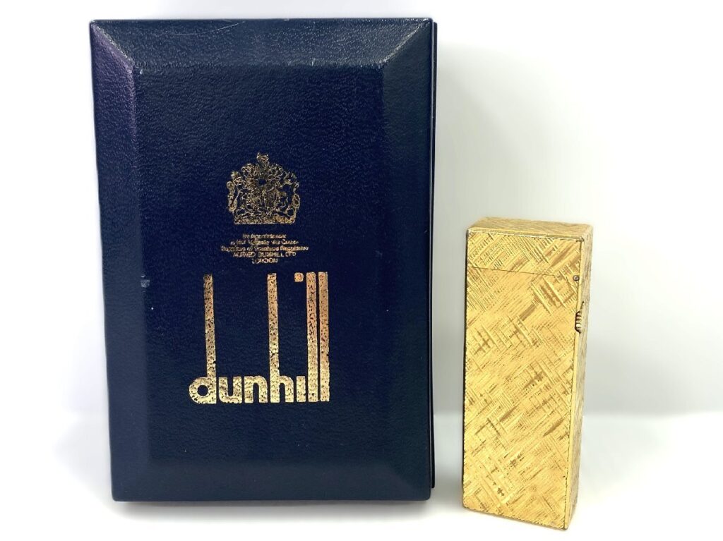 dunhill US.RE24163 Ref DU 72/105 ダンヒル ガスライター ローラー式 ゴールド ライター 喫煙具