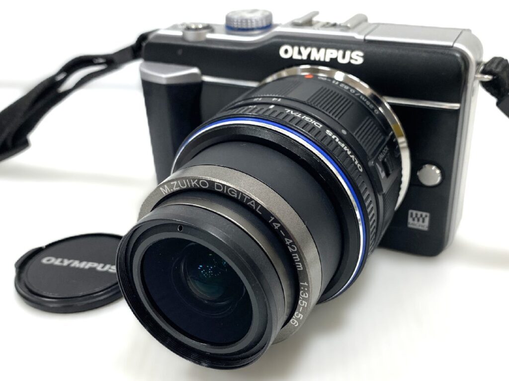 OLYMPUS PEN E-PL1 オリンパス ミラーレス一眼 マイクロ一眼 ボディ レンズ ブラック デジタルカメラ