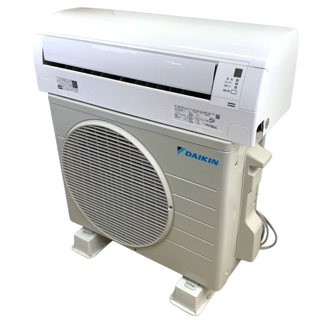 DAIKIN ルームエアコン 室内機 F22XTES-W 2020年製 室外機 R22XES ダイキン S22XTES-W