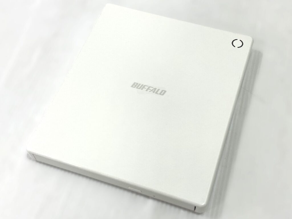 BUFFALO RR-PW1-WH/N バッファロー ラクレコ スマートフォン用 CDレコーダー DVDレコーダー Wi-Fiモデル