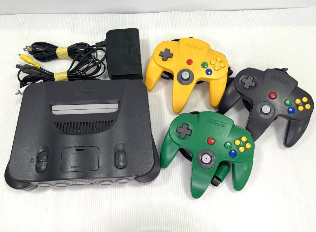 NINTENDO 64 NUS-001 本体 コントローラー 3点 セット 任天堂 ニンテンドー ゲーム機