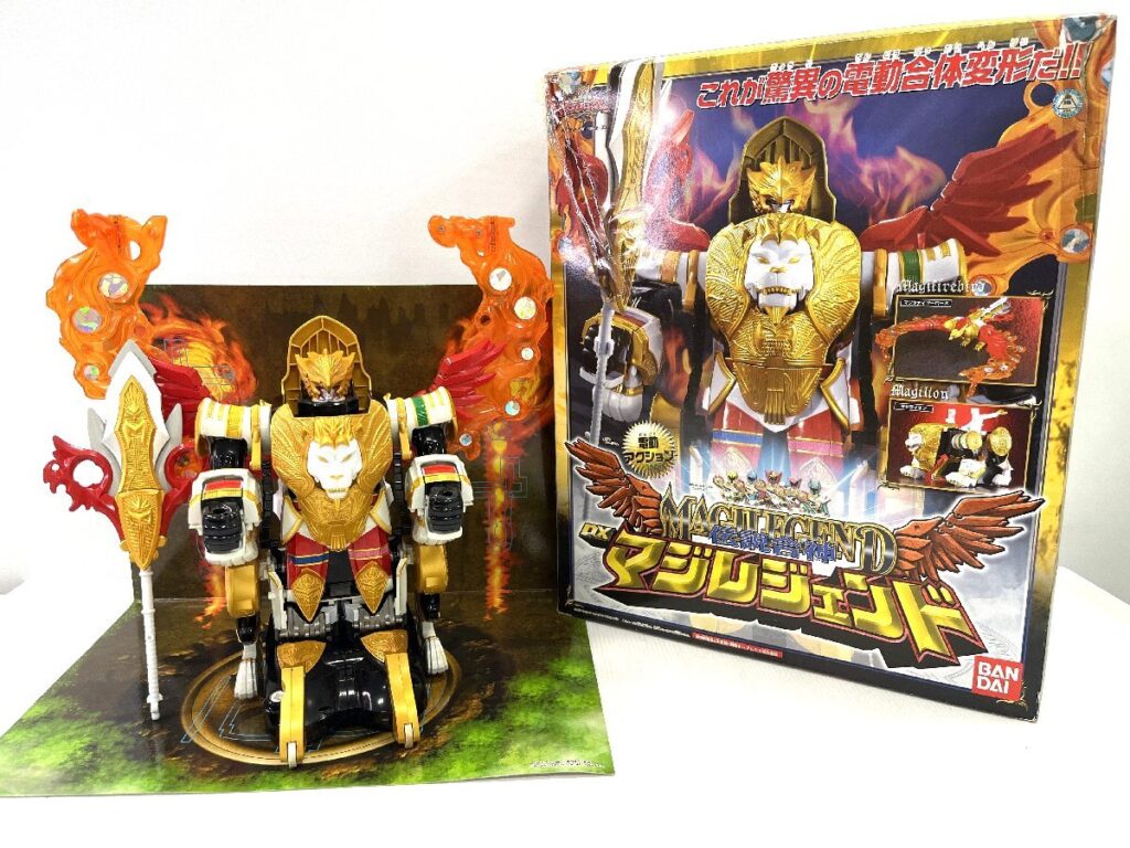 BANDAI バンダイ 魔法戦隊 マジレンジャー 伝説合神 DX マジレジェンド ロボ プラ製デラックス玩具 稼働フィギュア