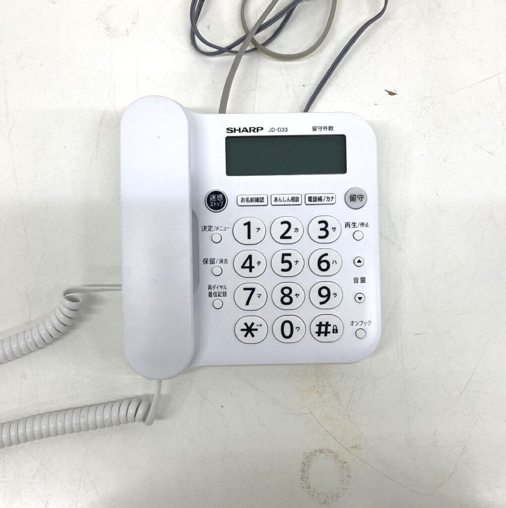 SHARP シャープ JD-G33 通電確認済み 説明書付き