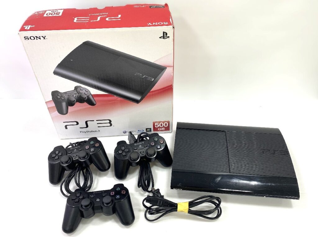 SONY Playstation3 PS3 CECH-4000C ソニー プレイステーション3 ブラック 本体 コントローラー ゲーム機器
