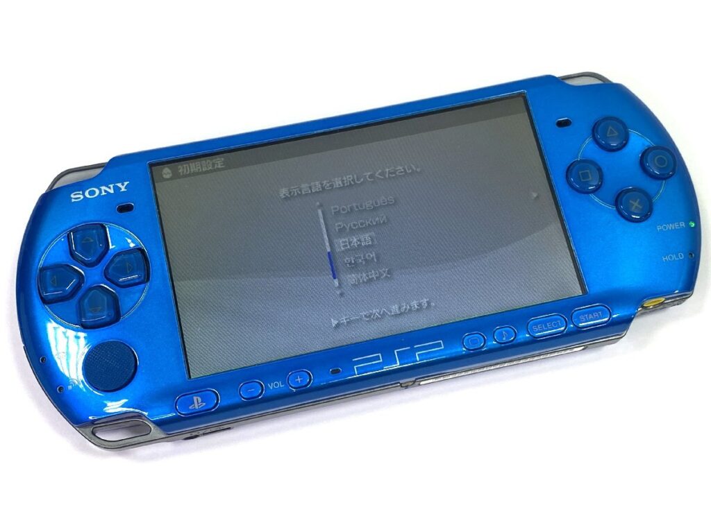 SONY Playstation Portable PSP-3000 PSP ソニー プレイステーションポータブル バイブラントブルー 本体 ゲーム機
