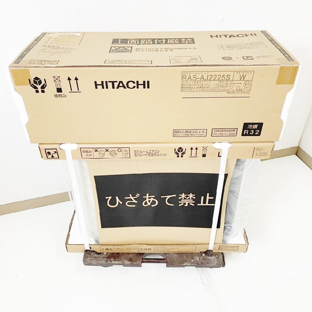 HITACHI ルームエアコン RAS-AJ2225S(W) 室外機 RAC-AJ2225S 日立