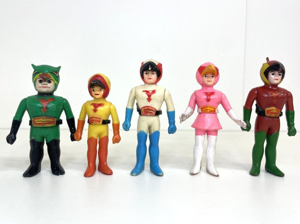 ポピー タツノコプロ 科学忍者隊ガッチャマン ソフビ ５点 まとめ フィギュア ソフビ人形