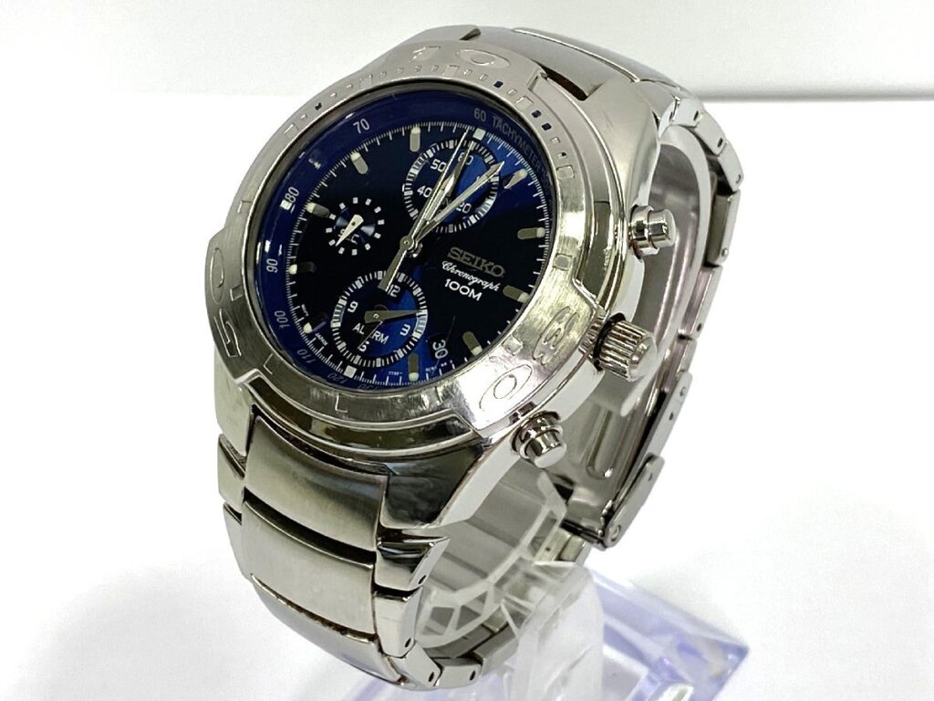 SEIKO 7T62-0BX0 セイコー クロノグラフ クオーツ時計 メンズ 腕時計