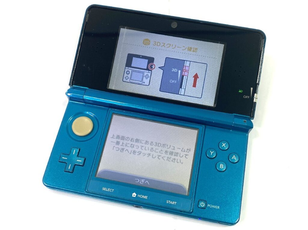 Nintendo 3DS CTR-001 任天堂 ニンテンドー アクアブルー 本体 タッチペン欠品 ゲーム機