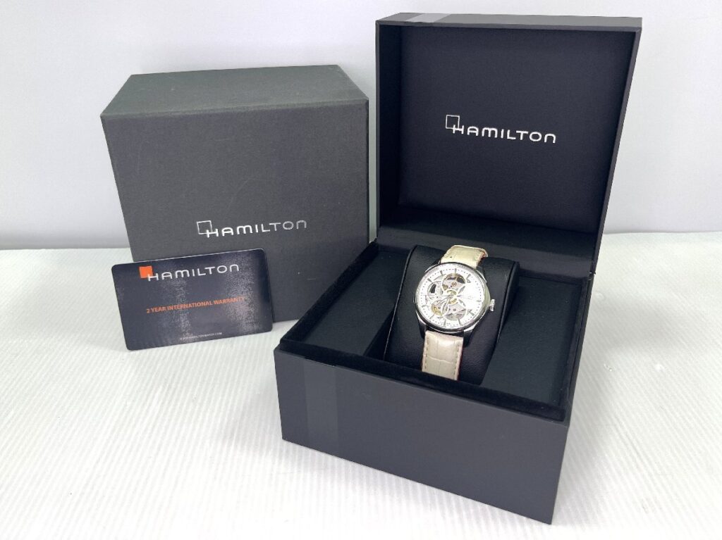 HAMILTON H324050 H-20-S ハミルトン ジャズマスター オートマチック スケルトン レディ 自動巻 レディース 腕時計