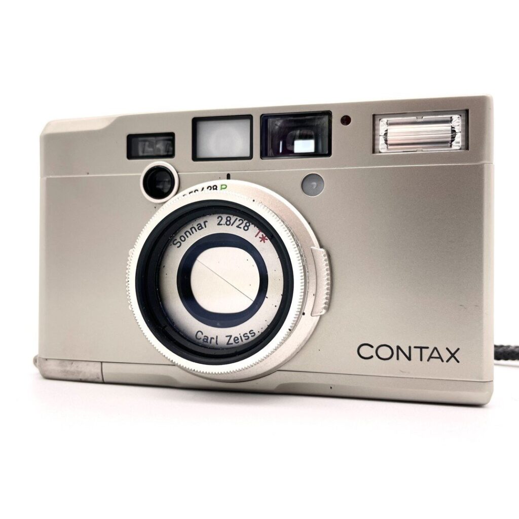 希少 CONTAX T Carl Zeiss Sonnar フィルムカメラ 現状 CONTAX Tix コンパクトフィルムカメラ Carl Zeiss Sonnar コンタックス