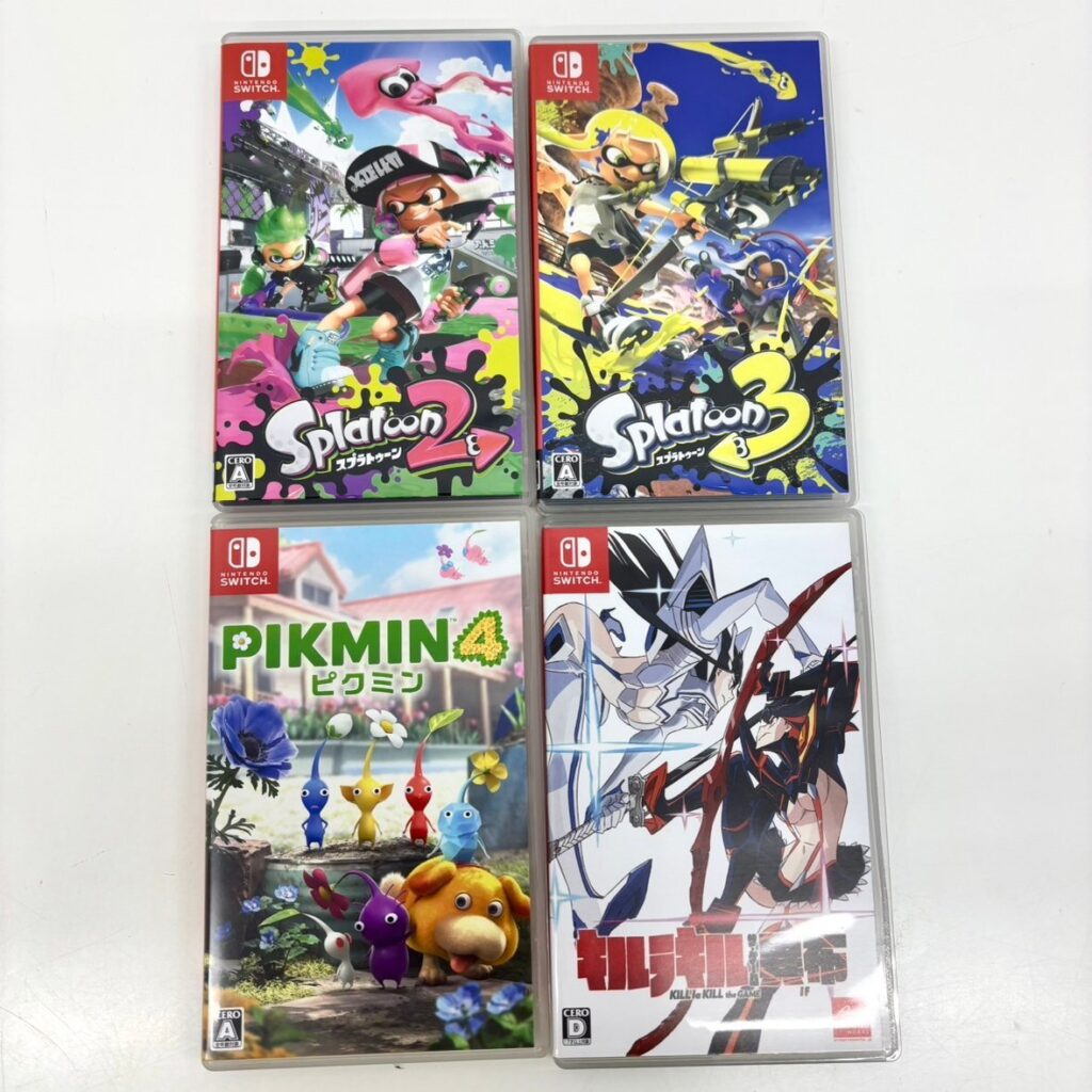 Nintendo Switch ソフト スプラトゥーン2 スプラトゥーン3 ピクミン4 キルラキル 4点 まとめ 任天堂 スイッチ