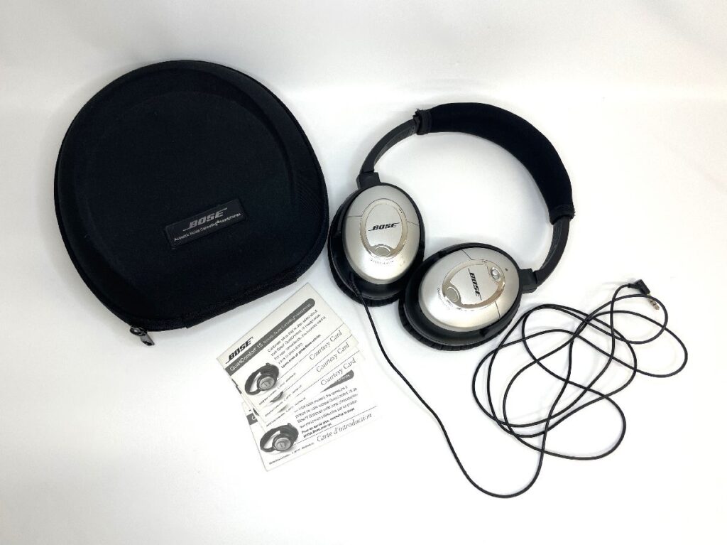 BOSE Quiet Comfort15 QC-15 ボーズ ノイズキャンセリング ヘッドホン 有線 ヘッドフォン 動作〇